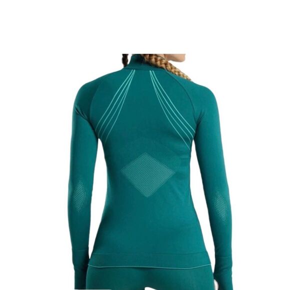 Gymshark Women Small Sportswear Fit Long Sleeve Apex Teal (v1) - Picture 2 of 11